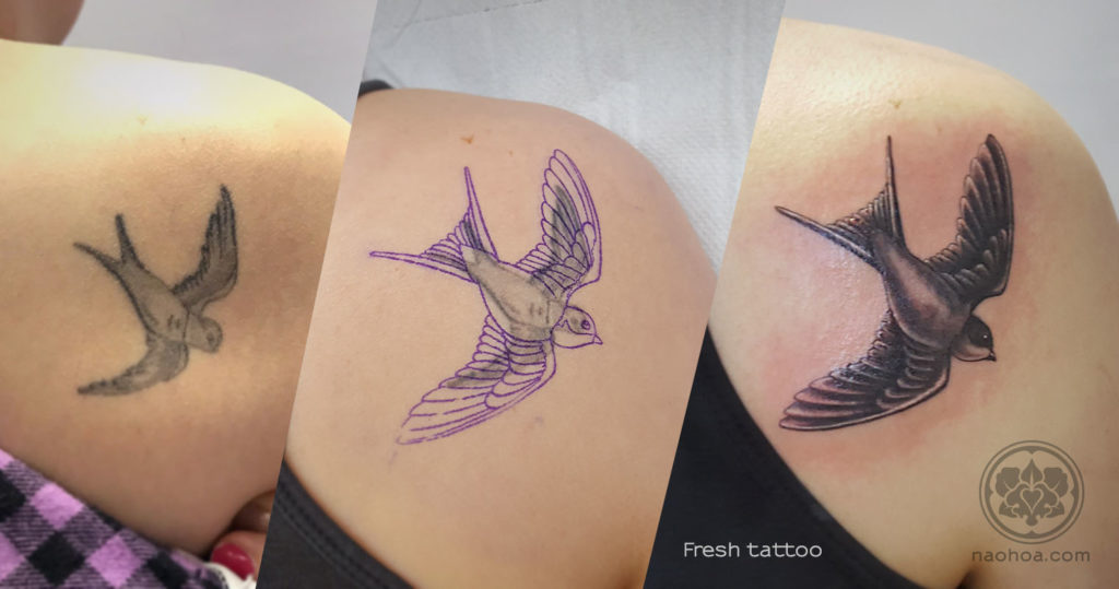 What happens if you cover tattoos with new tattoos  Quora