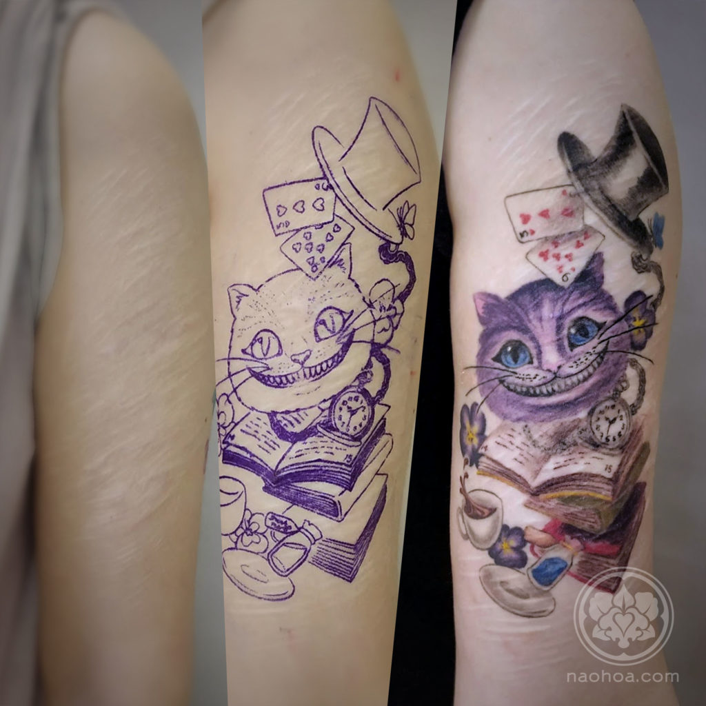 Tattooing over scars  Lucky Rabbit Tattoos